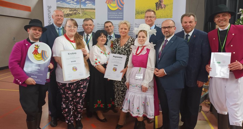 Gmina Krobia ze srebrną Europejską Nagrodą Odnowy Wsi ARGE! 