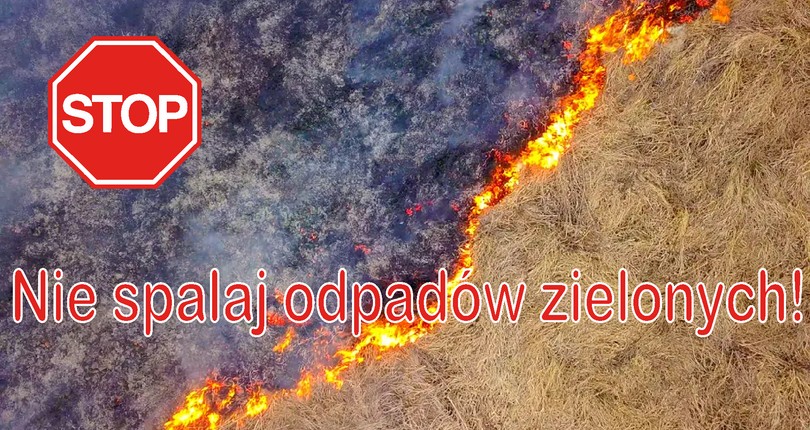 Nie spalaj odpadów zielonych!
